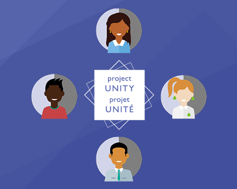 UNITY Logo with avatars